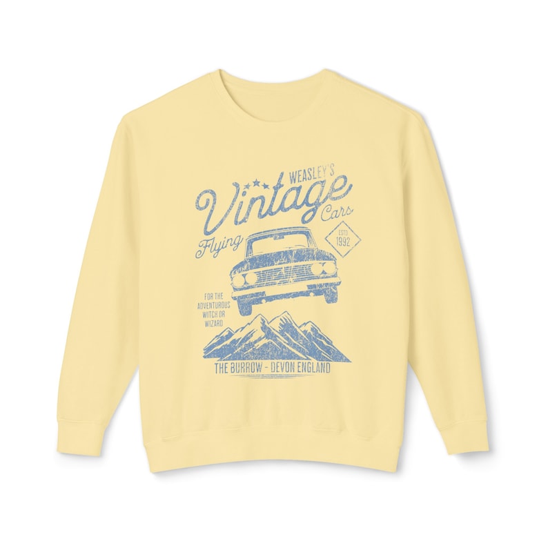 Weasleys Vintage Flying Cars Sweatshirt