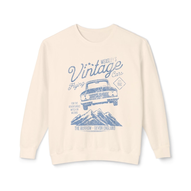 Weasleys Vintage Flying Cars Sweatshirt