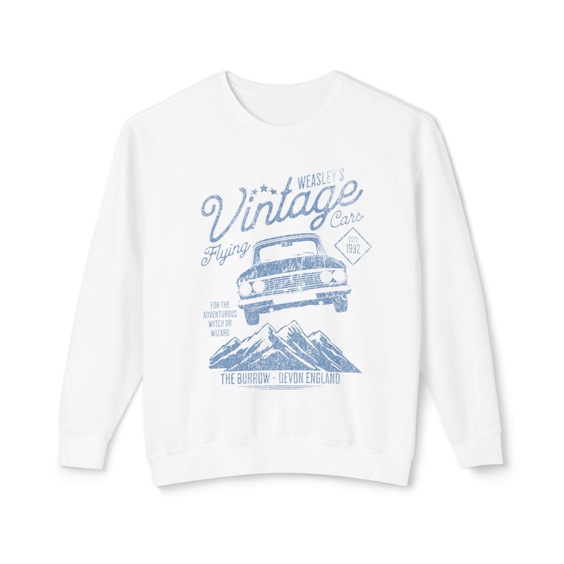 Weasleys Vintage Flying Cars Sweatshirt