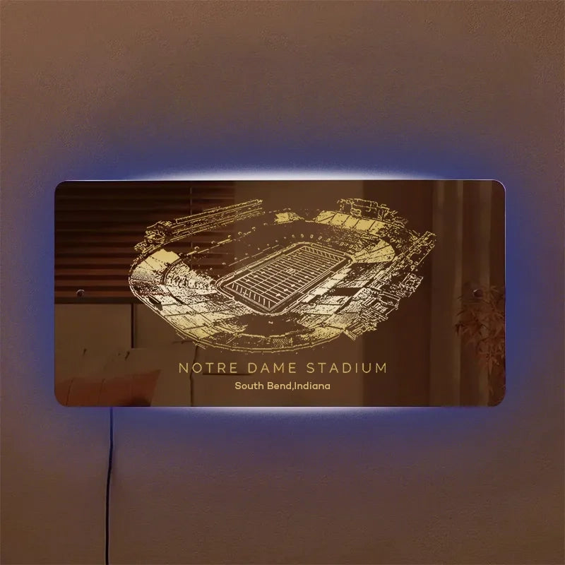 Michigan Stadium Mirror Light-Gifts For Sports Lovers