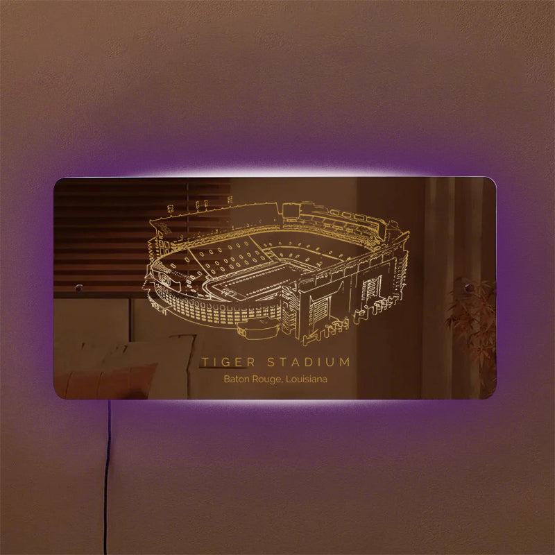 Michigan Stadium Mirror Light-Gifts For Sports Lovers