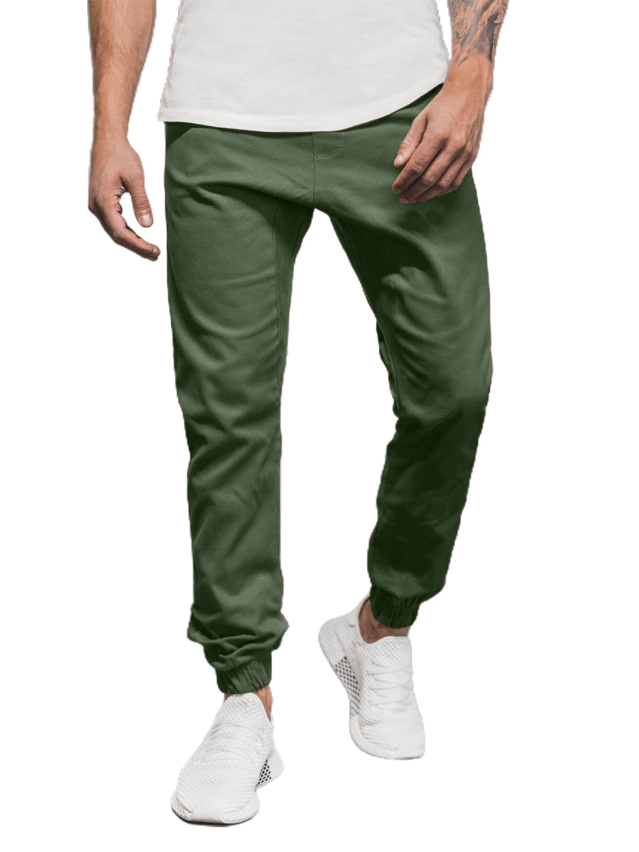 Men's Cotton Casual Basic Pants