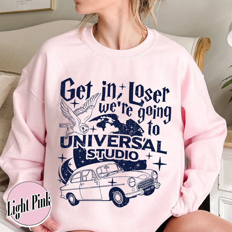 Wizard Flying Car Sweatshirt