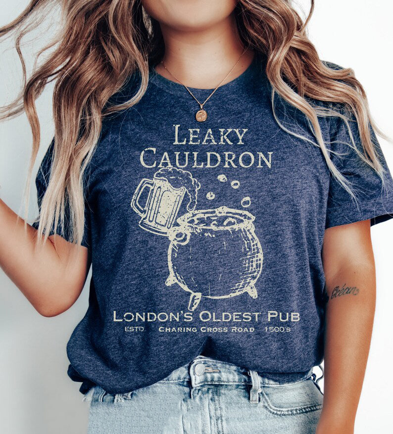 Leaky Cauldron Wizard HP Shirt