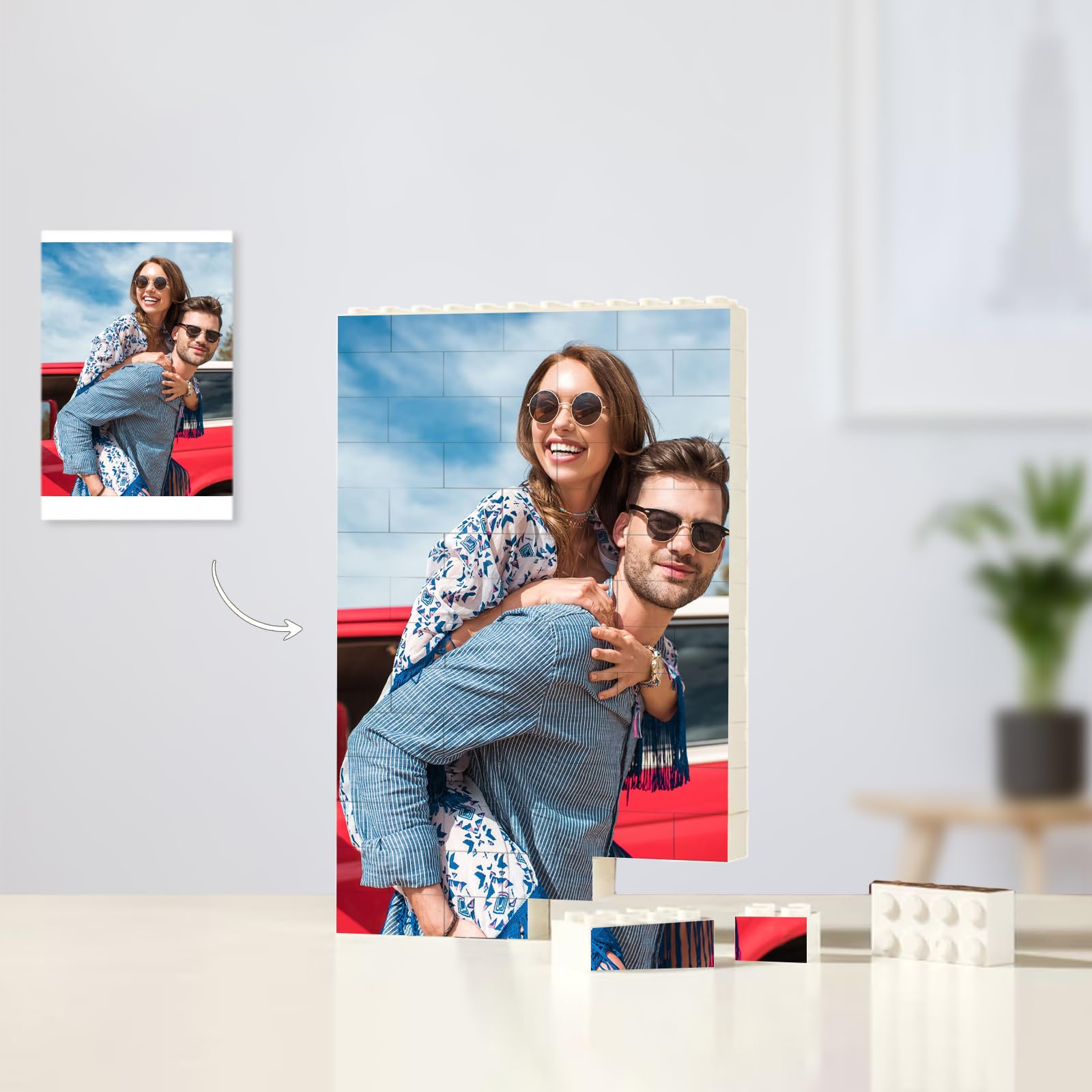 Moxllcustore™ 50%OFF⭐️Personalised Brick Puzzles Photo Block Gifts for Lovers