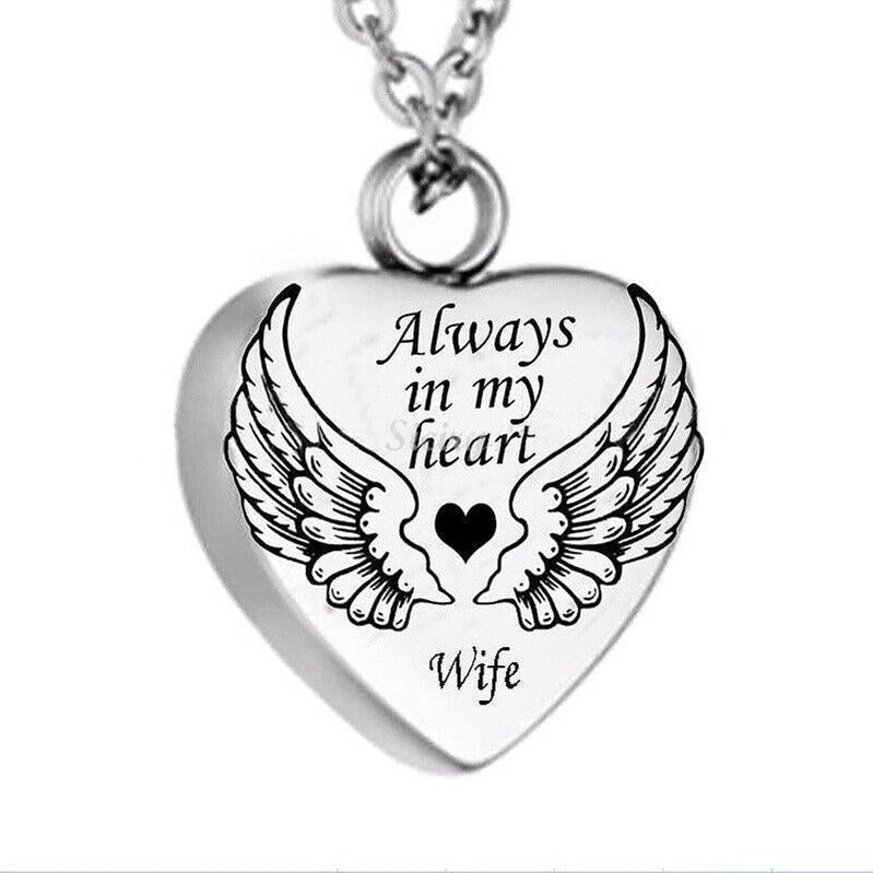 A Piece Of My Heart Lives In Heaven-Souvenir/Urn Pendant