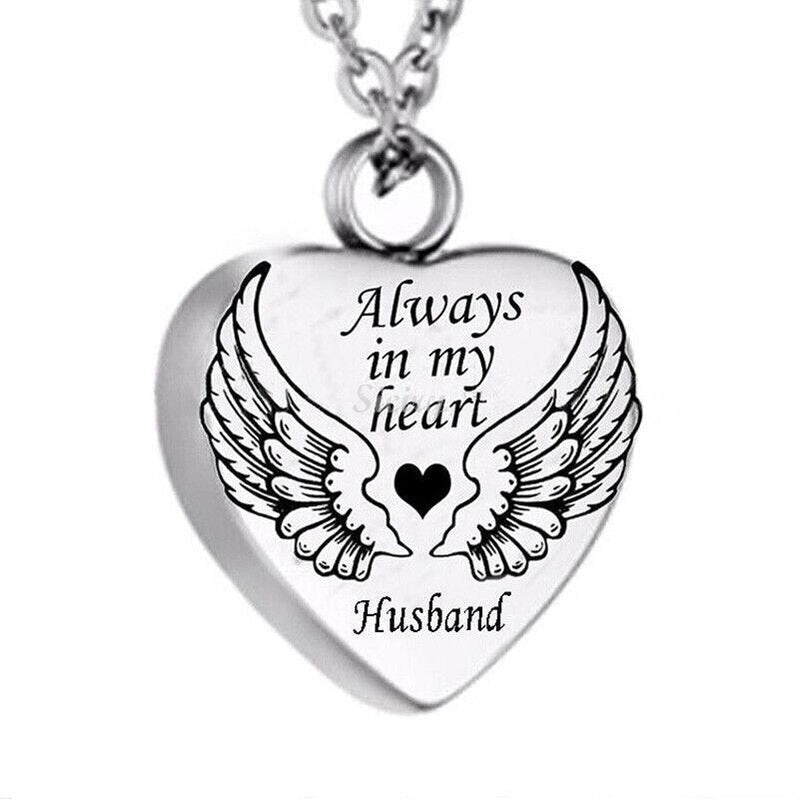 A Piece Of My Heart Lives In Heaven-Souvenir/Urn Pendant