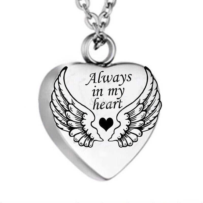 A Piece Of My Heart Lives In Heaven-Souvenir/Urn Pendant