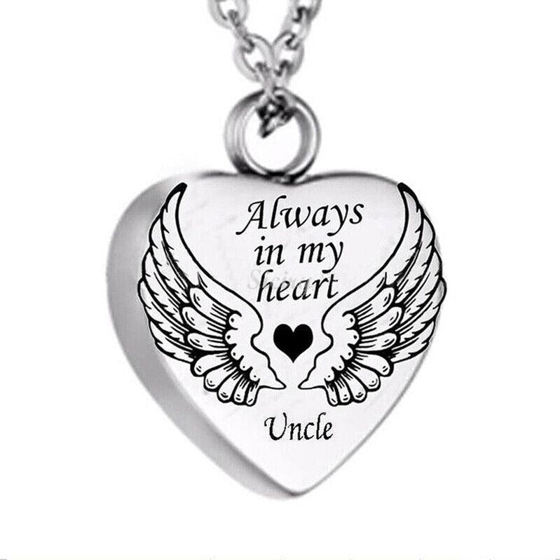 A Piece Of My Heart Lives In Heaven-Souvenir/Urn Pendant