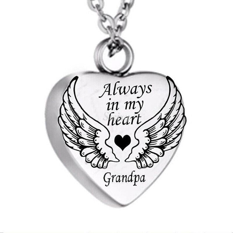 A Piece Of My Heart Lives In Heaven-Souvenir/Urn Pendant