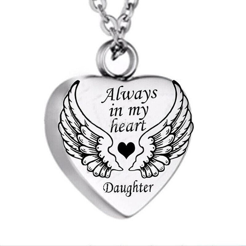 A Piece Of My Heart Lives In Heaven-Souvenir/Urn Pendant