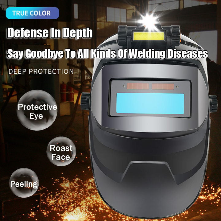 Auto Darkening Welding Head-mounted Lightweight Protective Mask