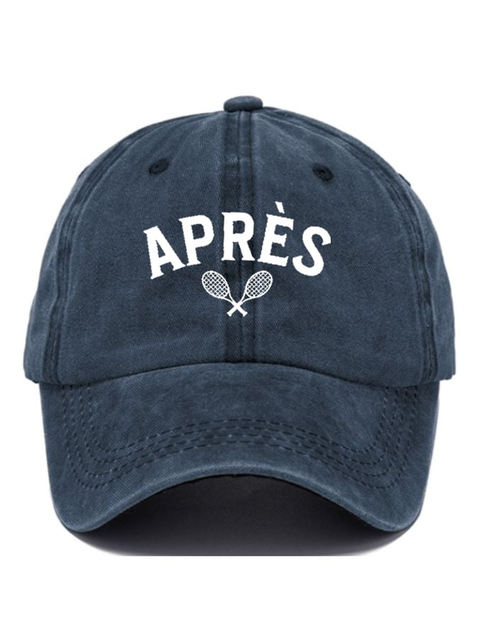 Women's Apres Tennis Print Baseball Cap