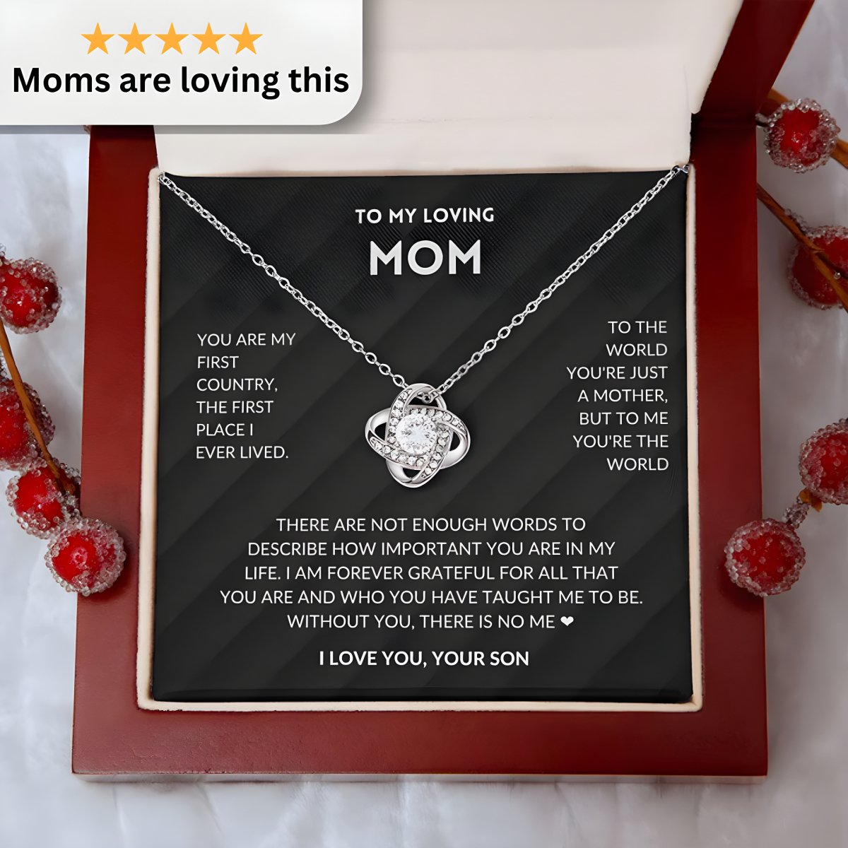 (Almost Sold Out) I'm Forever Grateful - Necklace For Mom