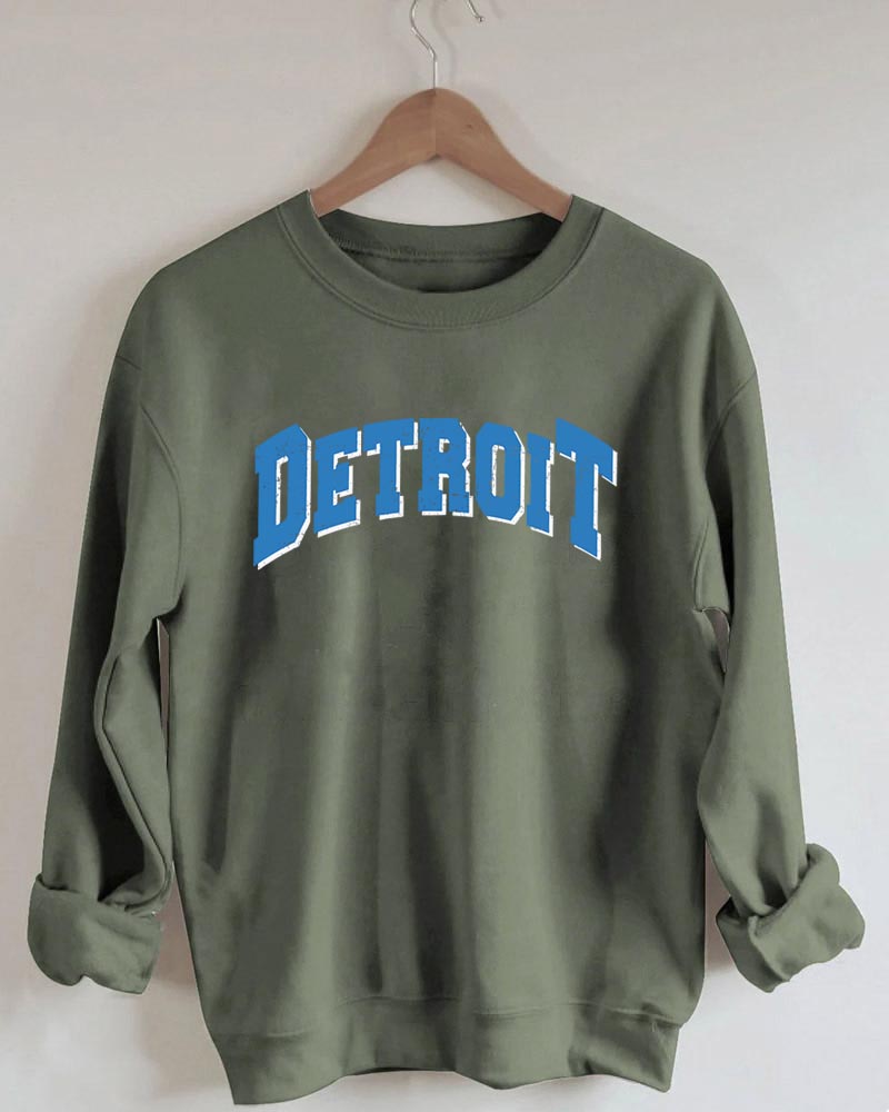 Vintage Detroit Football Sweatshirt