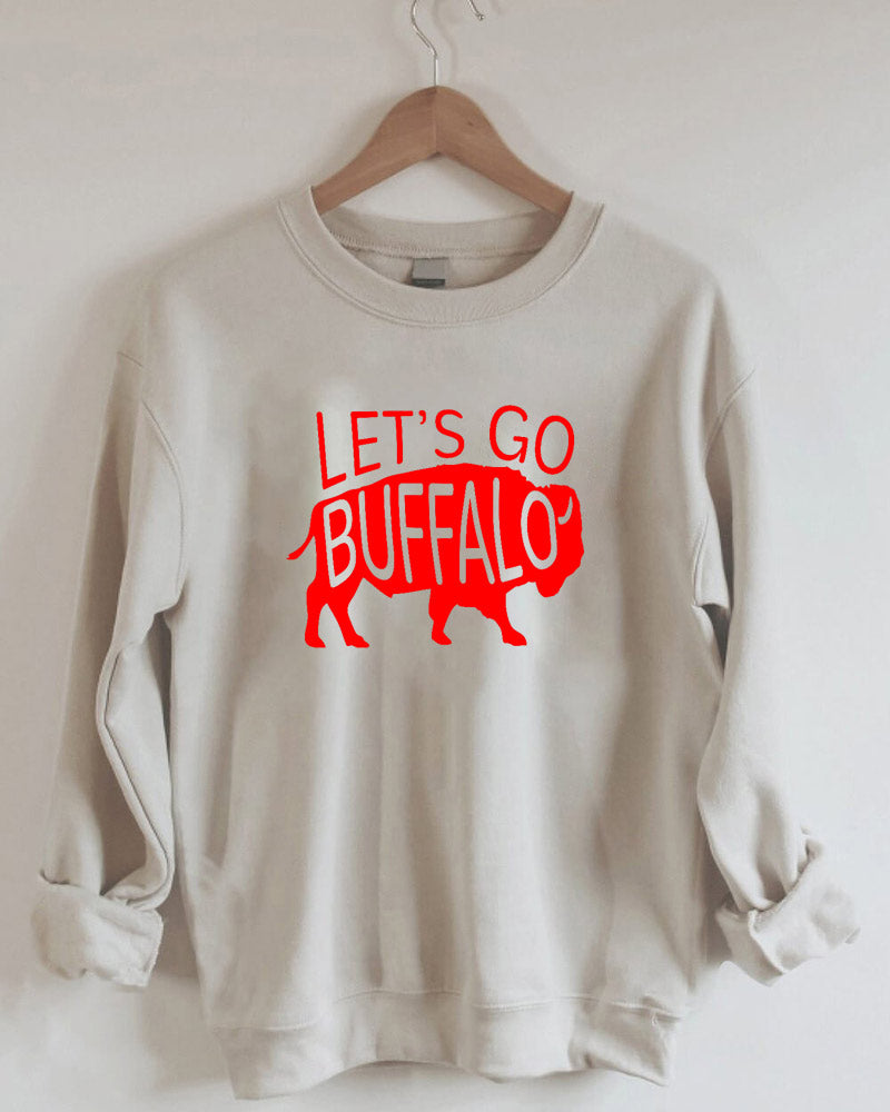 Let's Go Buffalo Football Sweatshirt