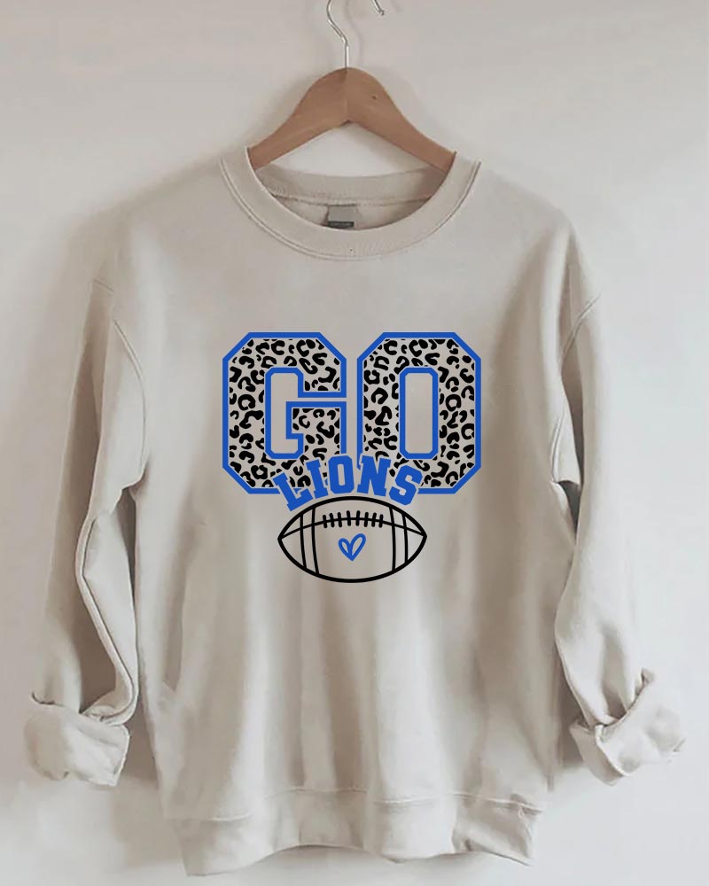 Go Lions Football Sweatshirt