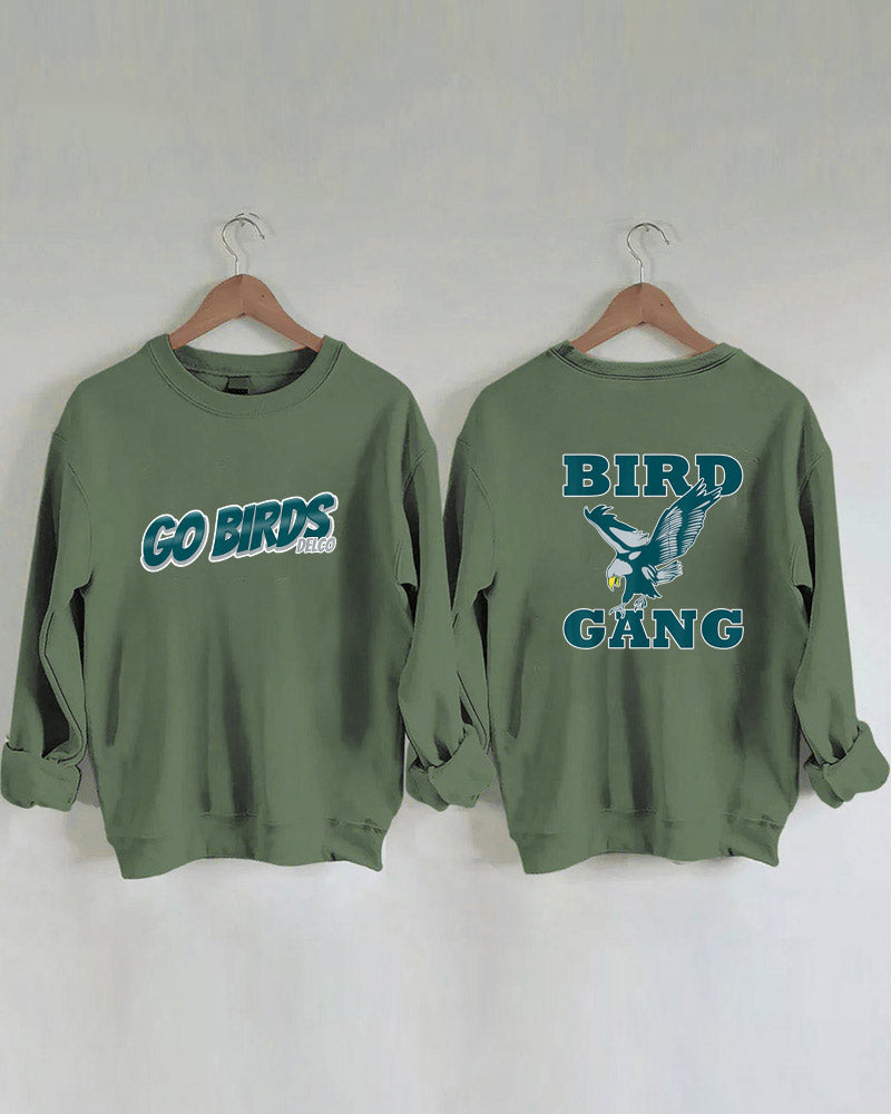 Birds Gang Eagles Football Sweatshirt