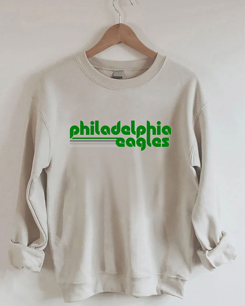 Retro Throwback Philadelphia Football Sweatshirt