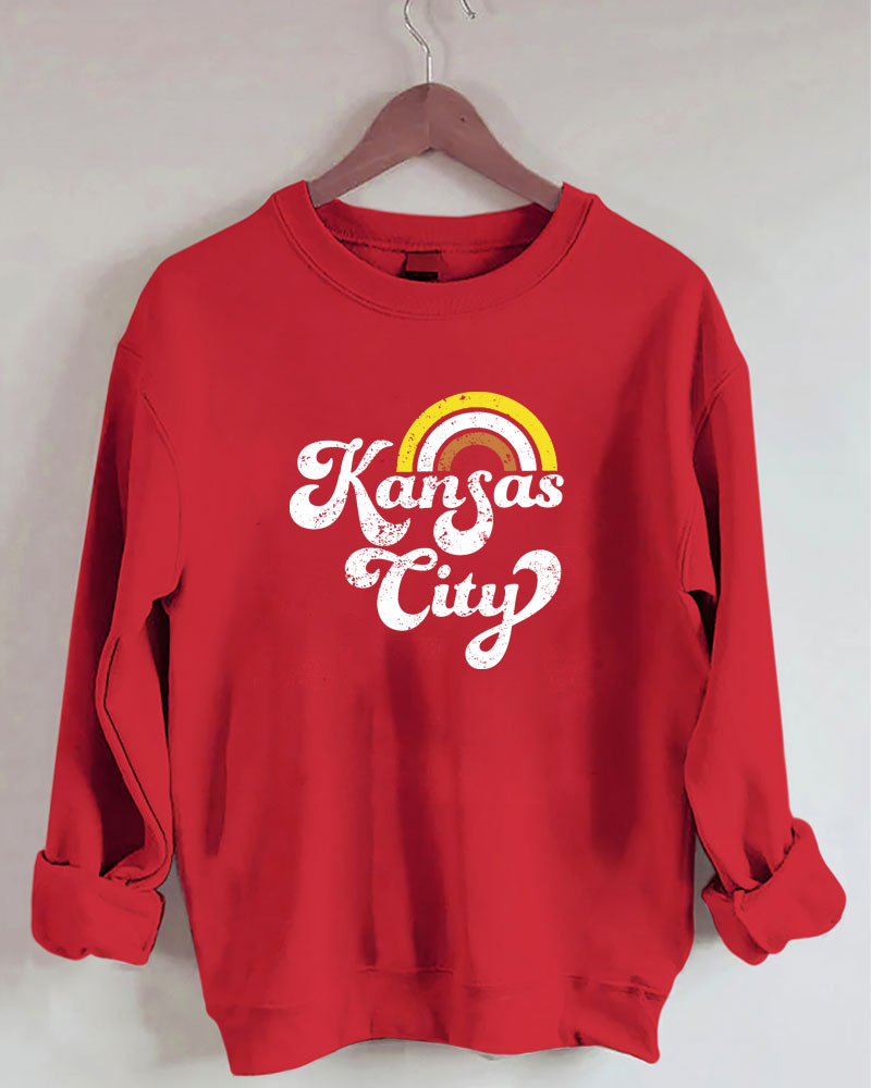 Kansas City Football Crewneck Sweatshirt