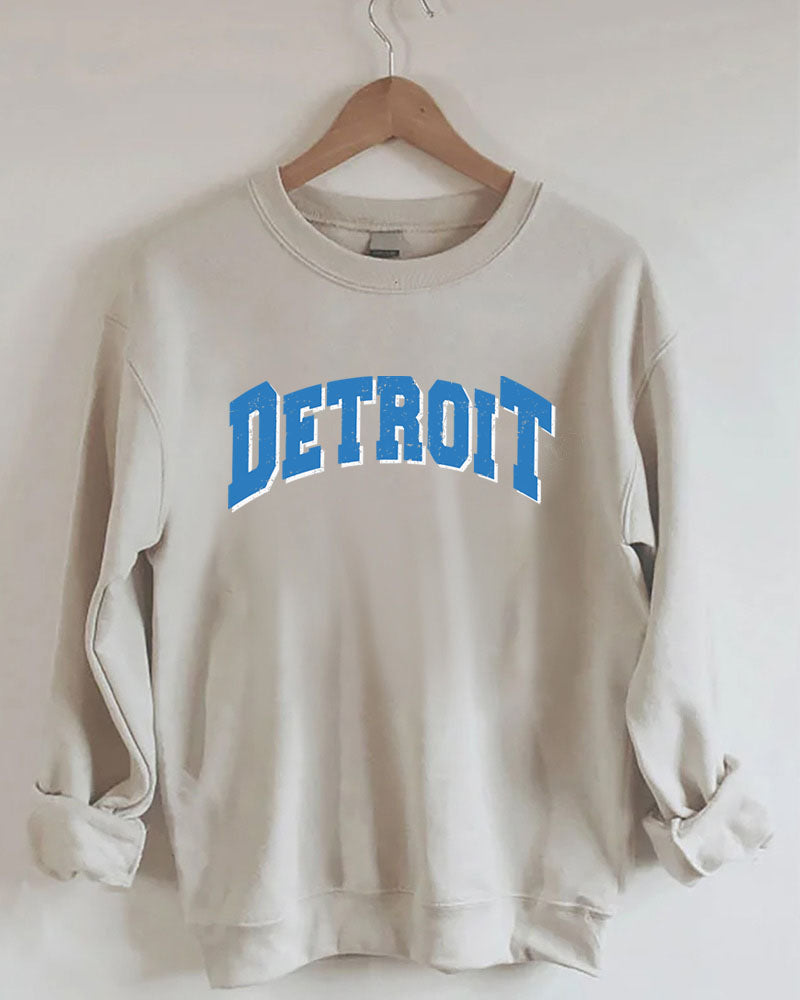 Vintage Detroit Football Sweatshirt