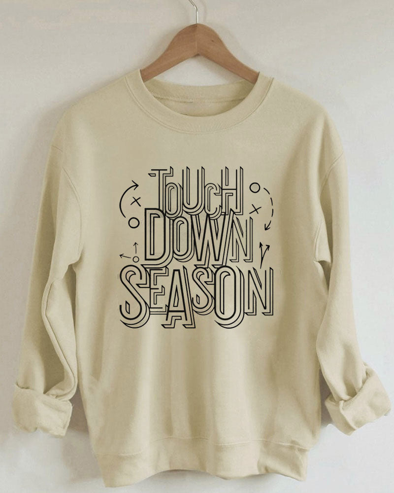 Touchdown Season Football Graphic Sweatshirt