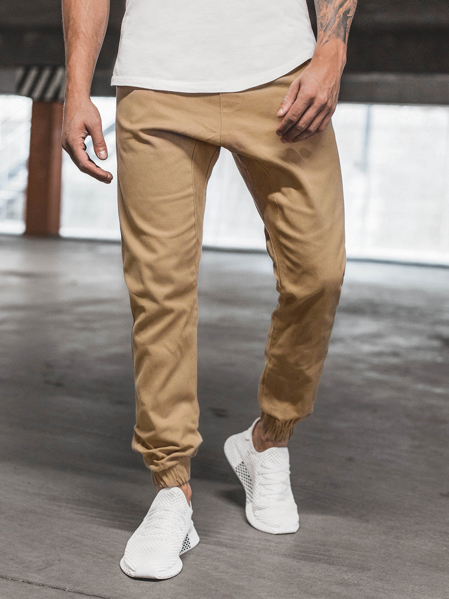 Men's Cotton Casual Basic Pants