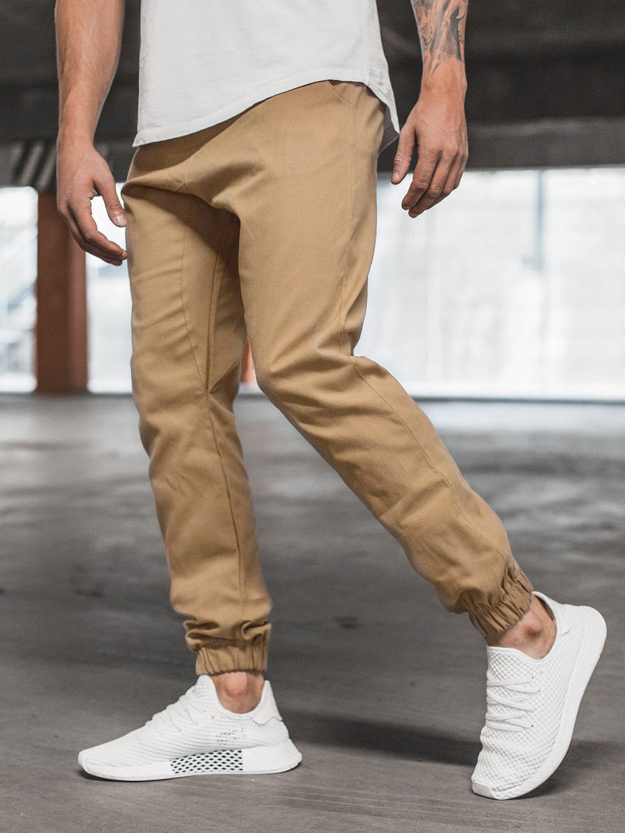 Men's Cotton Casual Basic Pants