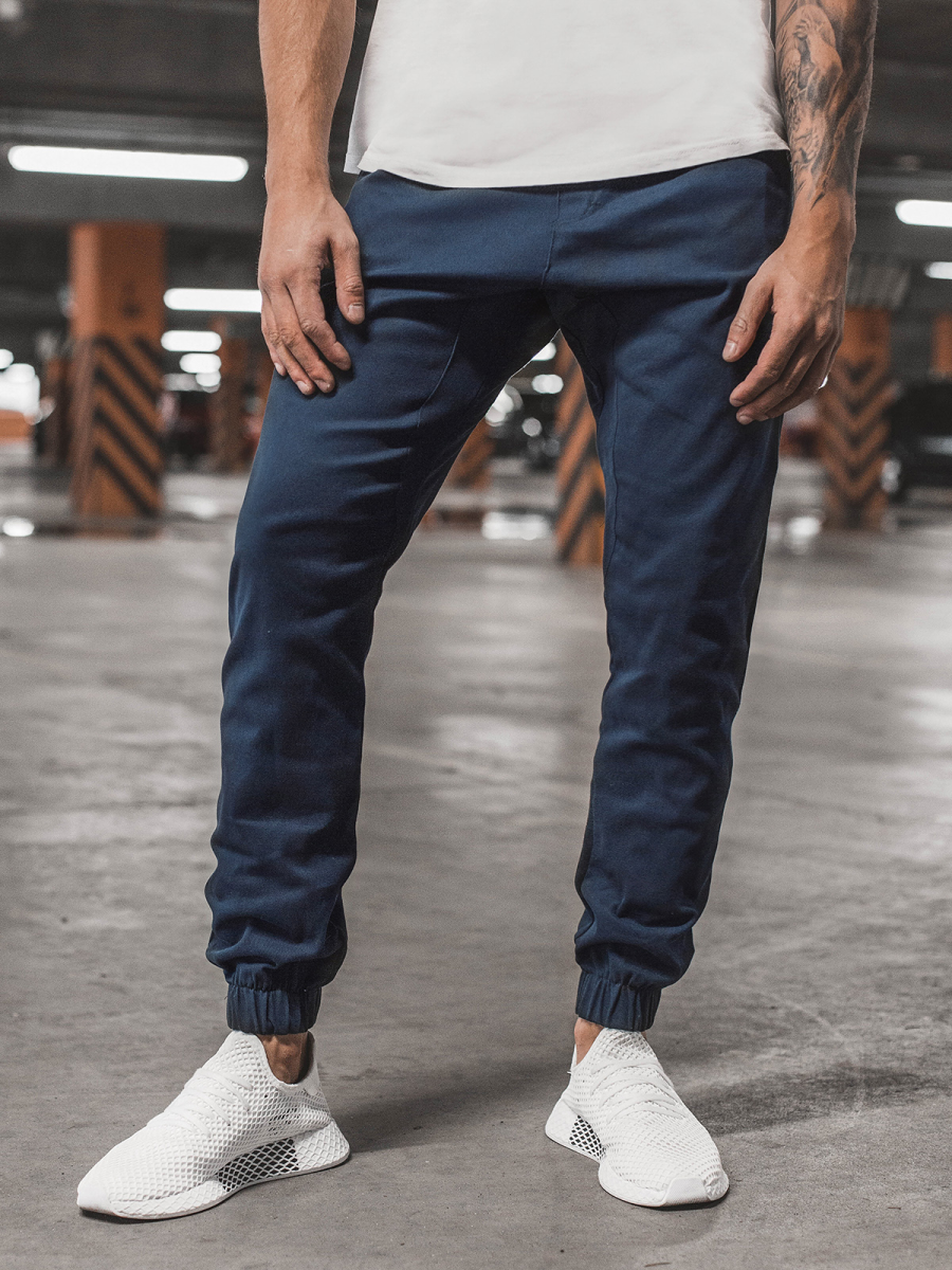 Men's Cotton Casual Basic Pants