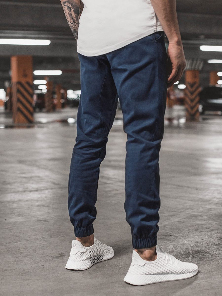 Men's Cotton Casual Basic Pants