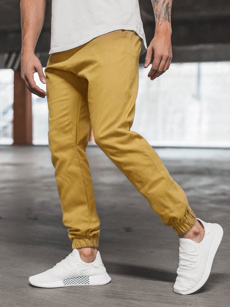 Men's Cotton Casual Basic Pants