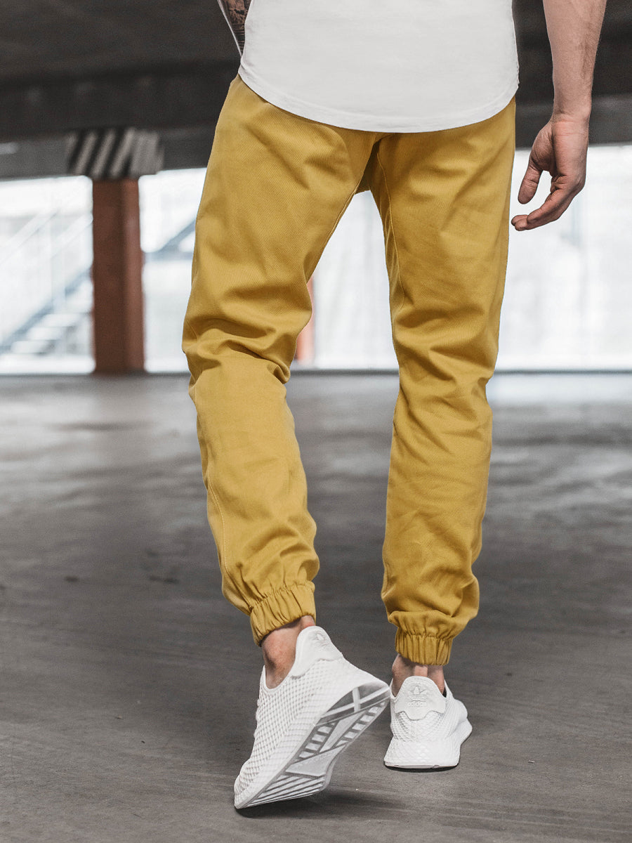 Men's Cotton Casual Basic Pants