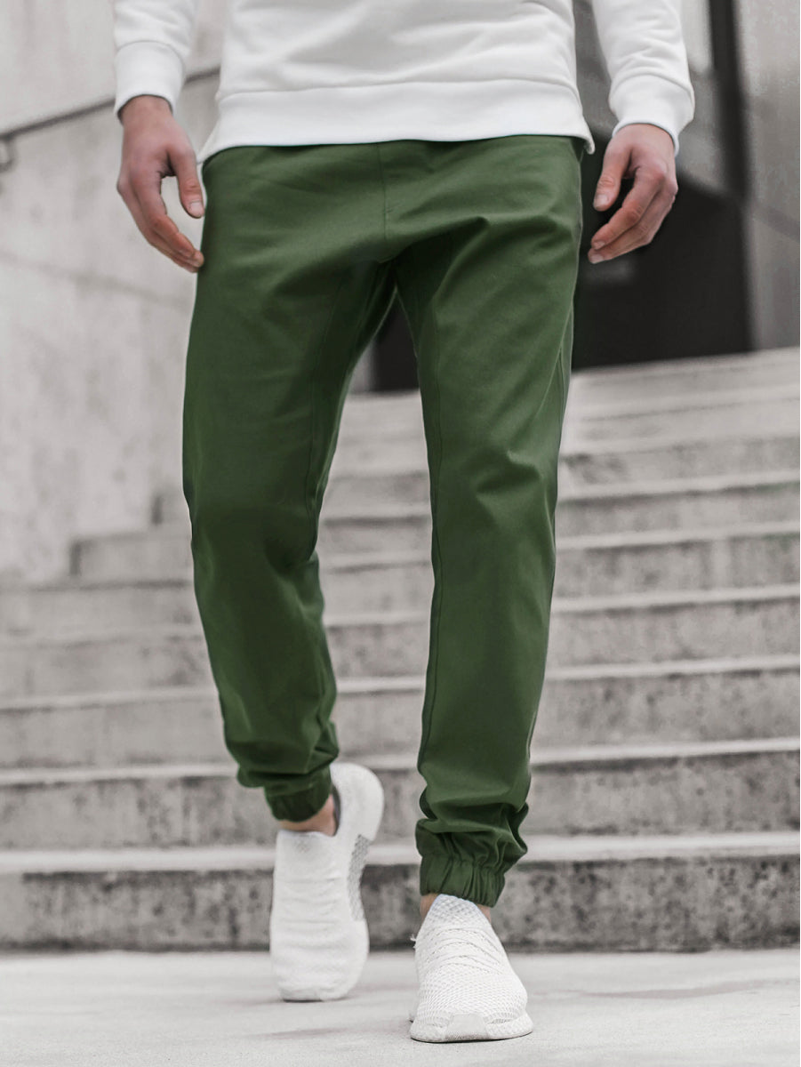 Men's Cotton Casual Basic Pants