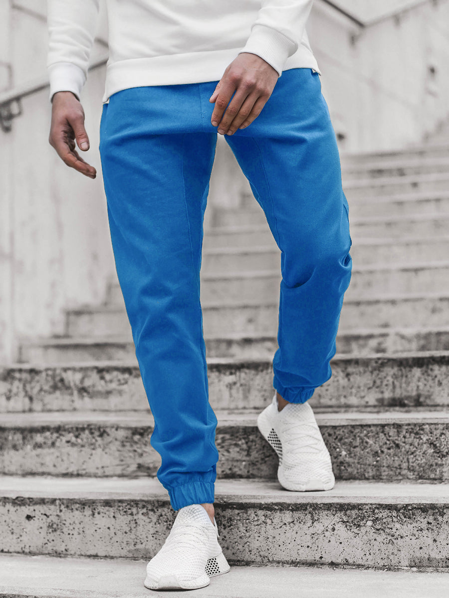 Men's Cotton Casual Basic Pants