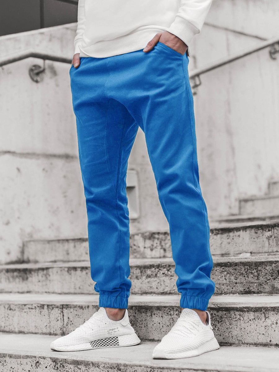 Men's Cotton Casual Basic Pants