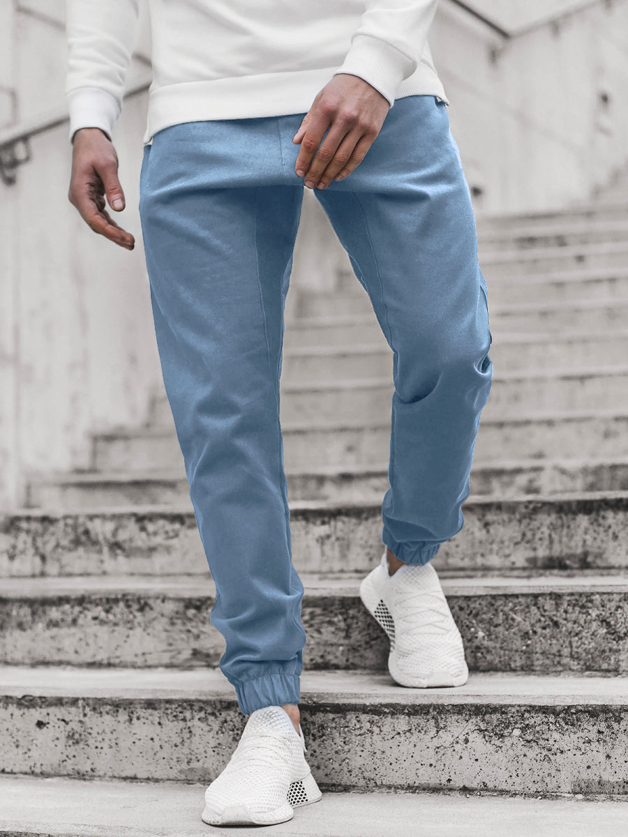 Men's Cotton Casual Basic Pants