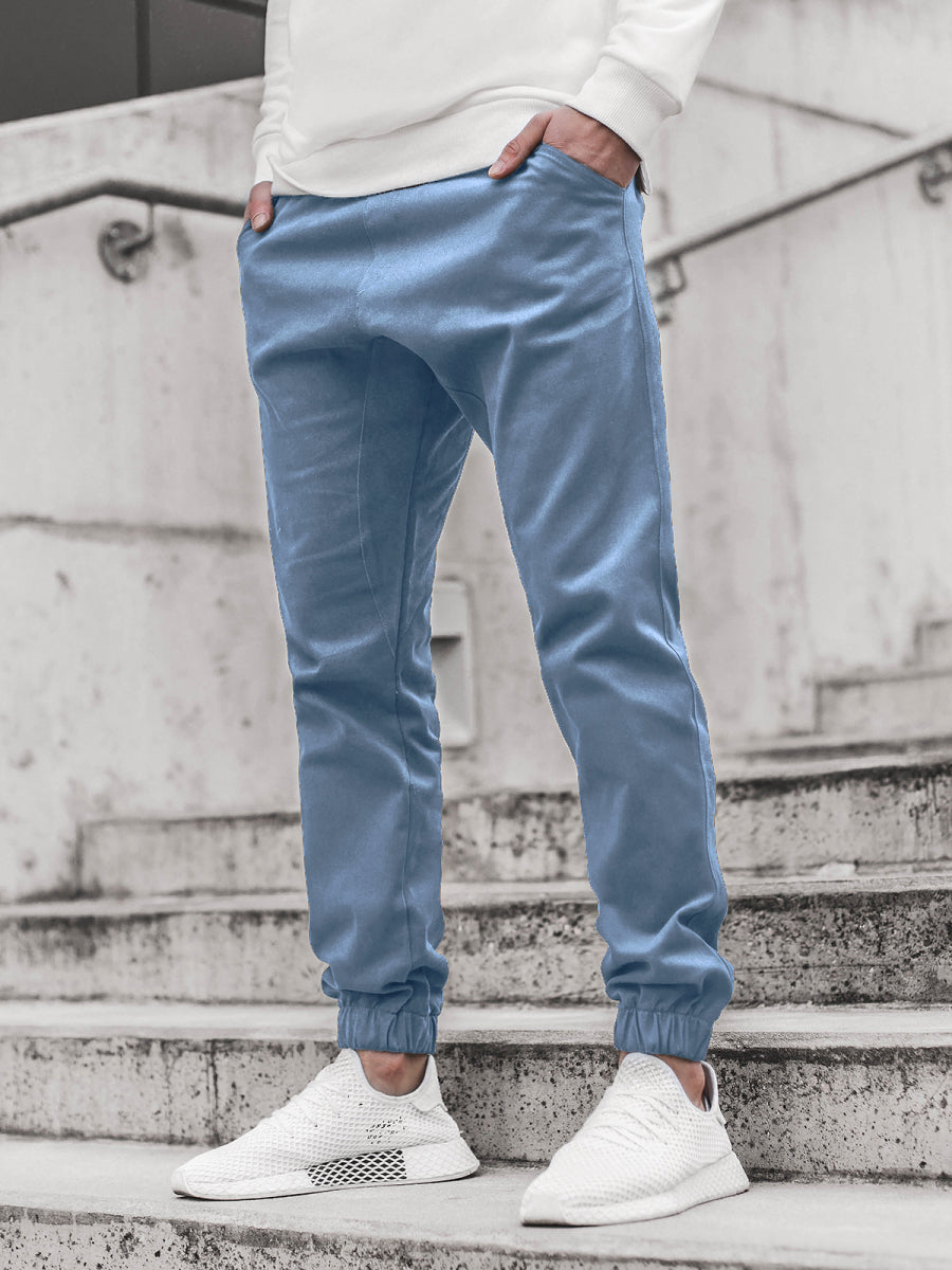 Men's Cotton Casual Basic Pants