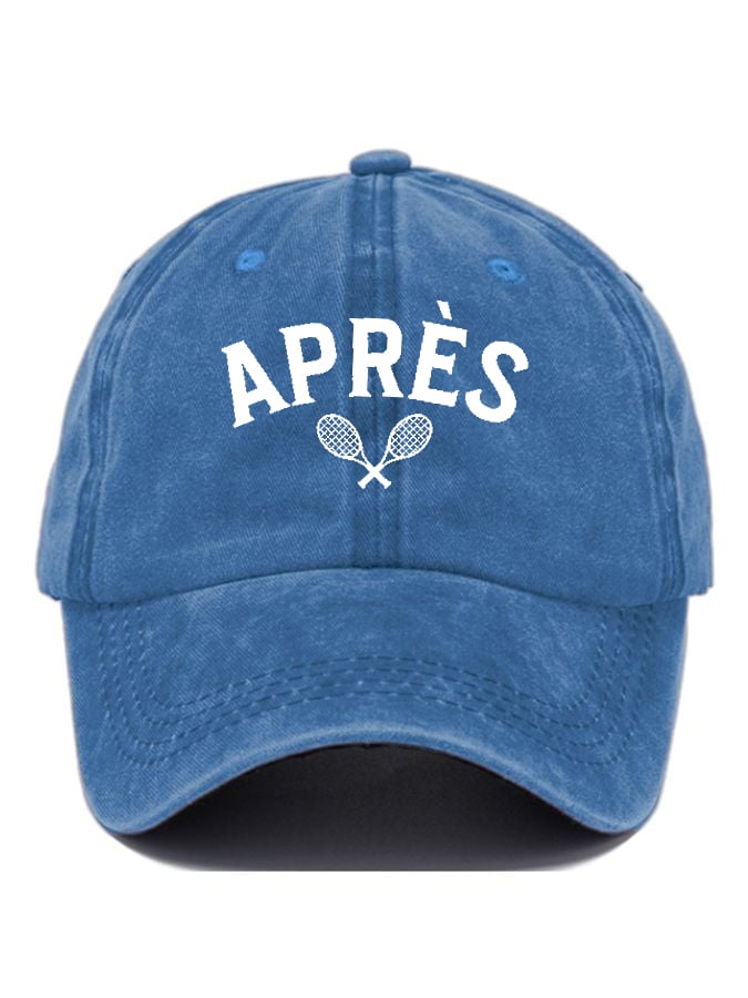 Women's Apres Tennis Print Baseball Cap