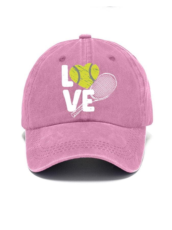 Women's Apres Tennis Print Baseball Cap