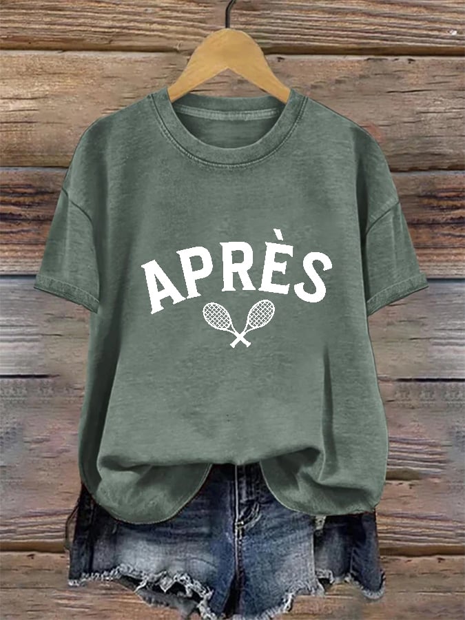 Women's Apres Tennis Print T-shirt