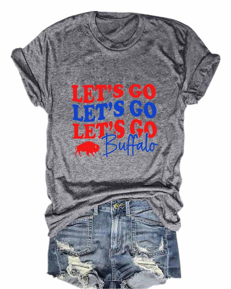 Let's Go Buffalo Bills Football T-Shirt