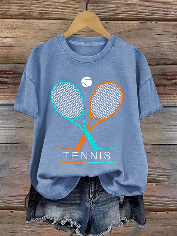 Women's Tennis Print Shirt