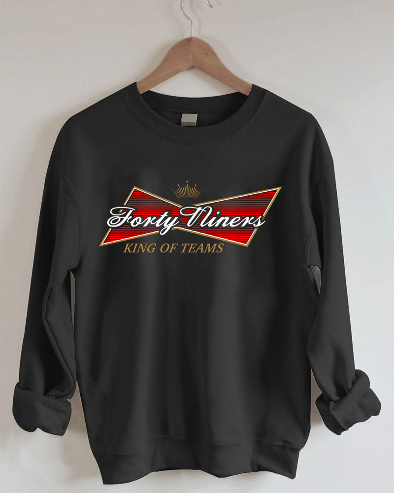 Forty Niners King of Teams Crewneck Sweatshirt