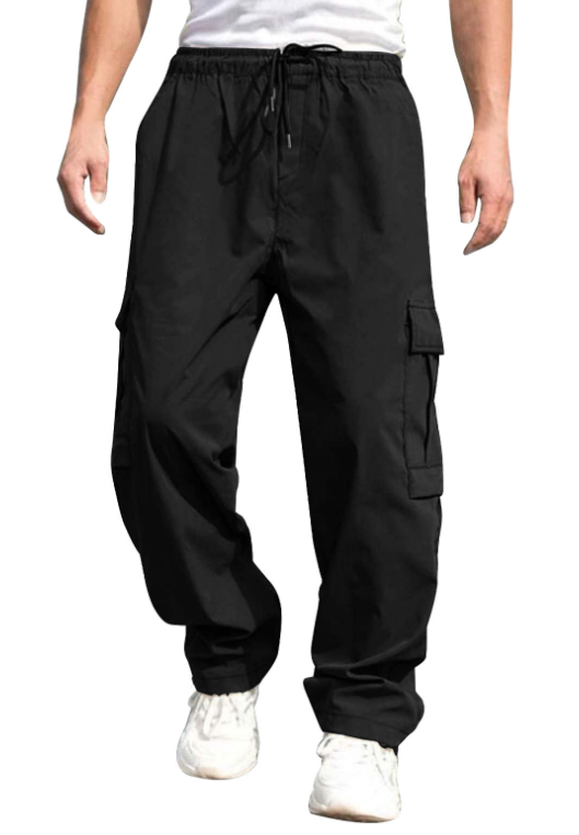 Men's Overalls European And American Men's Loose Straight Leg Casual Pants Men