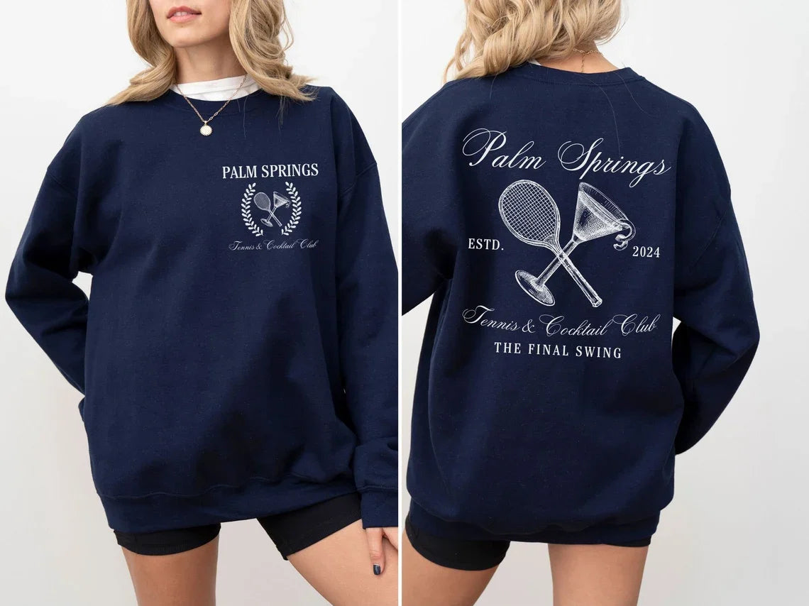 Personalization Tinis and Tennis, Social Club Sweatshirt