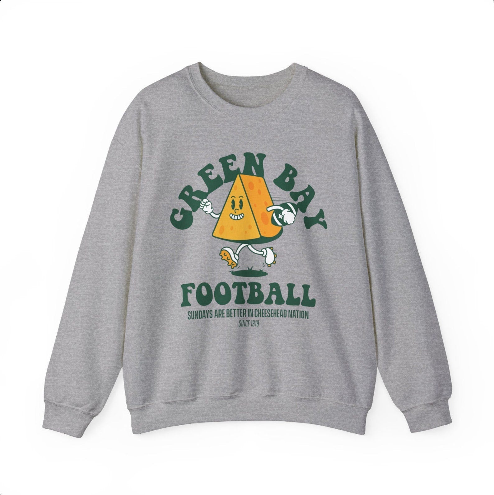 Green Bay Cheesehead Football Sweatshirt