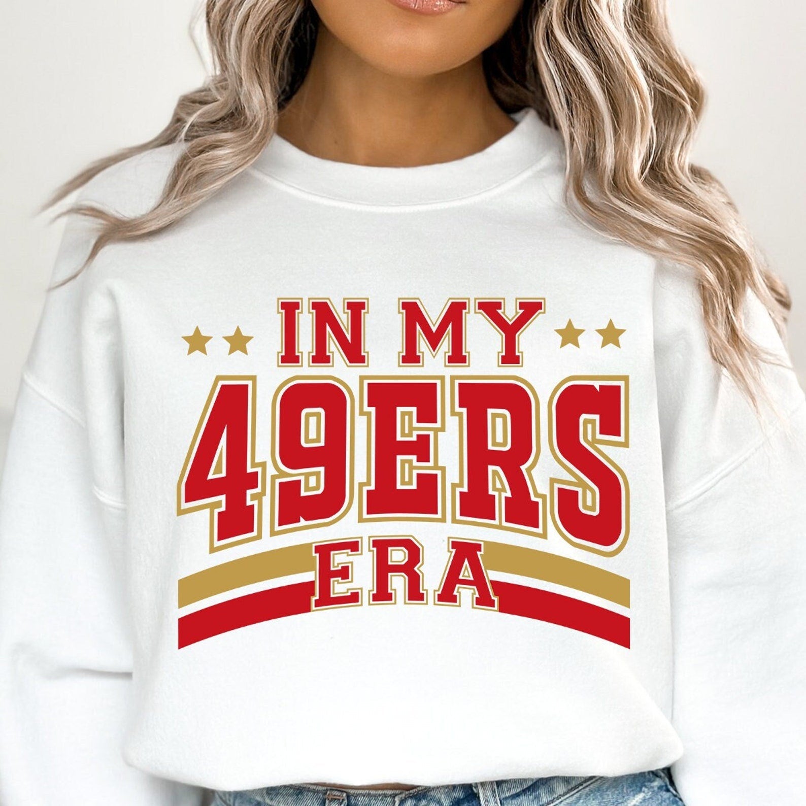 In My 49ers era, Football Sweatshirt