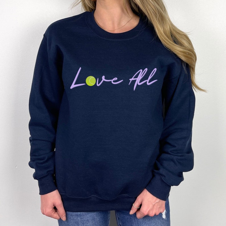 Love all tennis sweatshirt