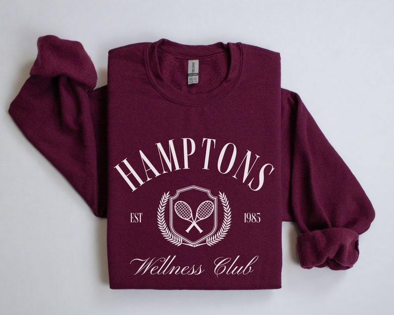 Hamptons Wellness Club Tennis  Sweatshirt