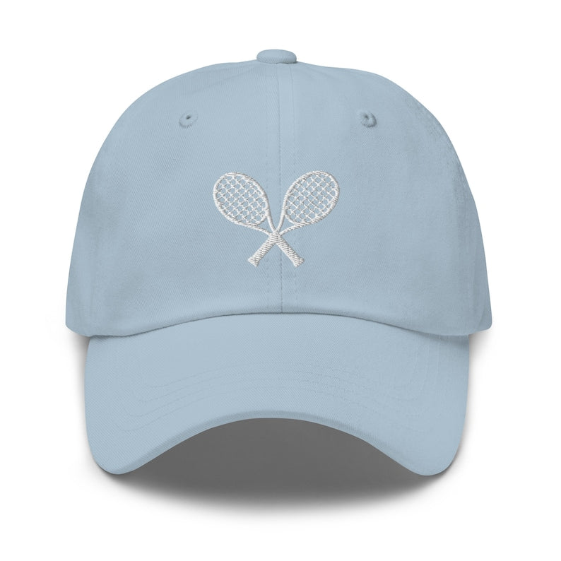 Printed Tennis Rackets Baseball Hat